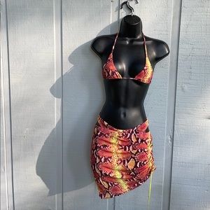 Handmade Bikini + Skirt